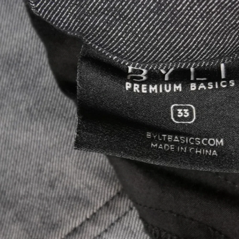BYLT Everyday 2.0 Performance Stretch Indigo Men Pants Jeans 33x30 Travel Tech